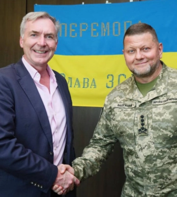 Валерий Залужный провел встречу с начальником Штаба обороны Великобритании относительно потребностей ВСУ