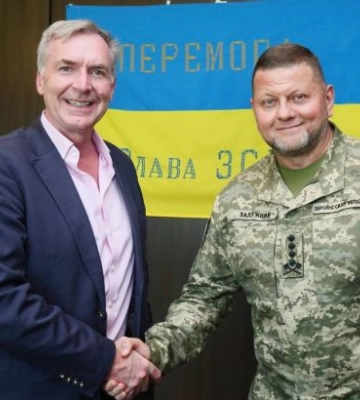 Начштаба обороны Британии прибыл в Киев и встретился с Залужным: о чем говорили