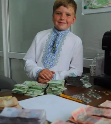9-річний хлопчик зі Львова зібрав 3 мільйони гривень для ЗСУ
