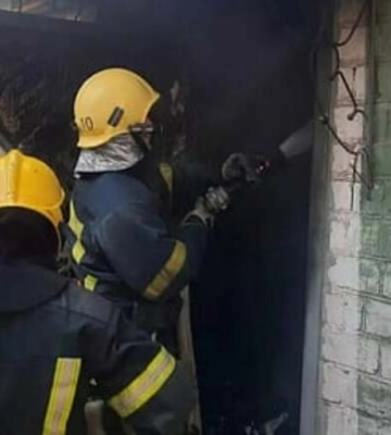 В Кривом Роге мужчина получил ожоги, спасая от огня свое имущество