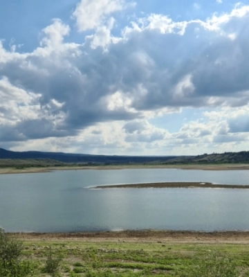 У Криму стрімко меліє Тайганське водосховище (фото, відео)