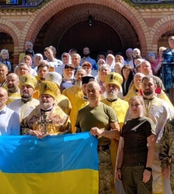 У храмі в Черкасах уперше провели богослужіння українською