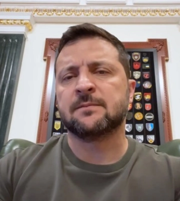 Задимлення на Кримському мосту – відповідь на російське зло, – Зеленський звернувся до українців