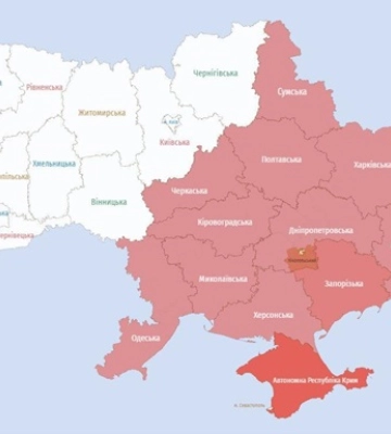 Половину України охопила повітряна тривога