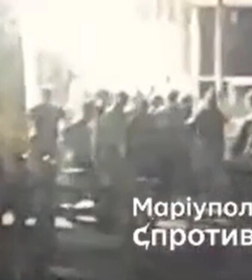 В окупованому Маріуполі рашисти влаштували масову бійку (відео)