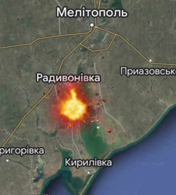 У Мелітополі лунав потужний вибух: тренувальної бази окупантів більше немає