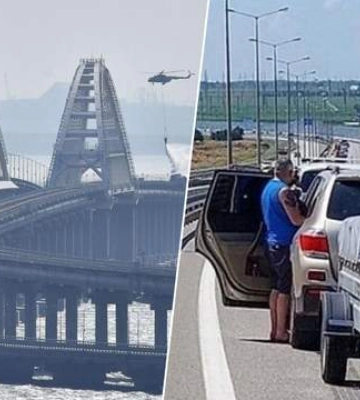 Кримський міст знову перекрили: повідомляють про повітряну тривогу