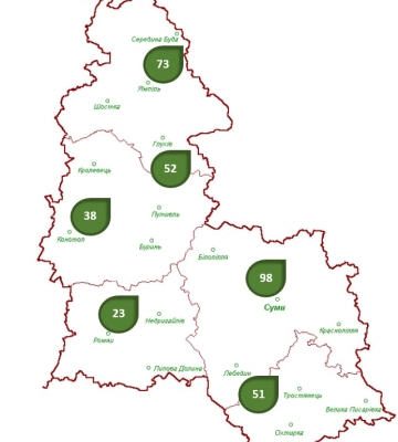 У Сумах за 5 днів випало півтори місячної норми опадів