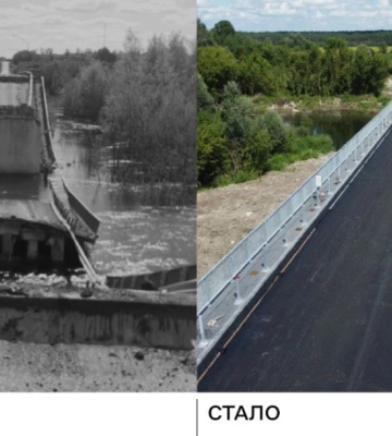 Скоро відкриють міст, який з’єднує Сумщину з Чернігівщиною