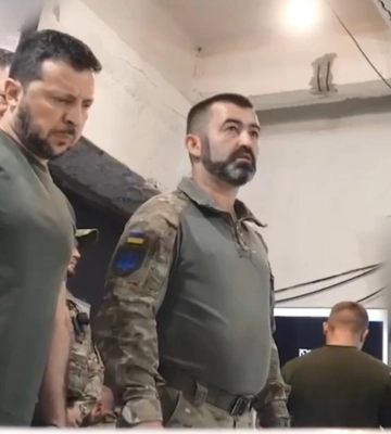 Зеленський відвідав бригади, які ведуть наступальні дії в Донецькій області