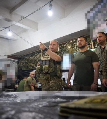 Зеленський відвідав українських військових на Донеччині