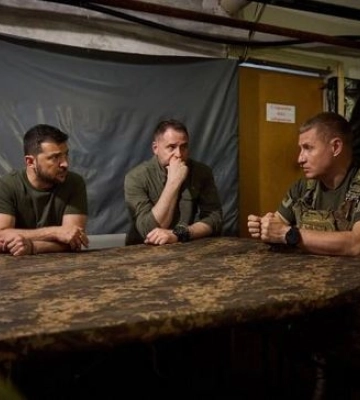 Зеленский побывал на Донбассе и встретился с командованием и бойцами