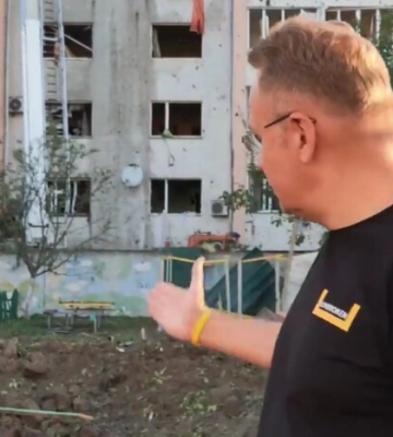 У Львовы ракета прилетіла у двір дитячого садка - Садовий