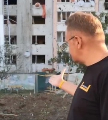 У Львові ракета прилетіла на територію дитсадка (відео)