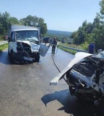 Під Полтавою в ДТП травмувалися троє людей
