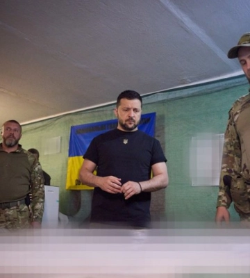 Зеленский посетил бригады, наступающие на Мелитопольском направлении