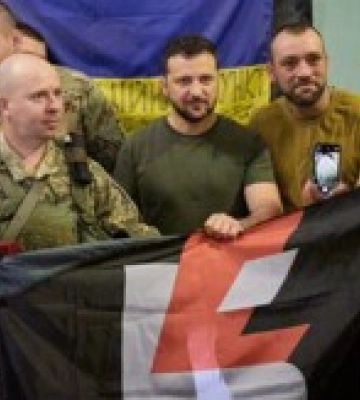 Зеленский посетил Запорожскую область и встретился с военными