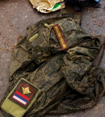 В Саках похоронили военнослужащего РФ, погибшего на войне в Украине