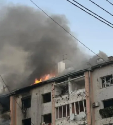 Обстріл Львова: з'явилось відео, зняте відразу після удару