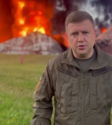 Унаслідок атаки ворожих безпілотників зруйнована нафтобаза на Рівненщині