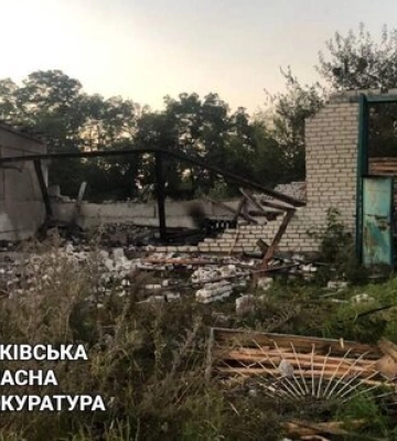 Наслідки нічної атаки безпілотниками на Харківщину. ФОТОрепортаж