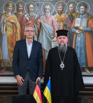 Митрополит Эпифаний провел встречу с Послом Германии в Украине