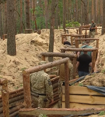 Поблизу Рівненської АЕС зробили кілька ліній оборони (ВІДЕО)