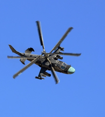 На Бахмутском направлении уничтожили российский ударный вертолет Ка-52