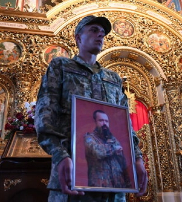 С погибшим воином Андреем Веремиенко простились в Киеве. ВИДЕО+ФОТОрепортаж