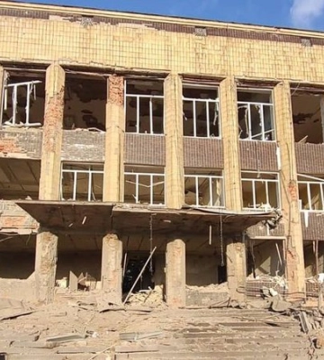 Окупанти зруйнували будівлю міськради в Куп&#039;янську
