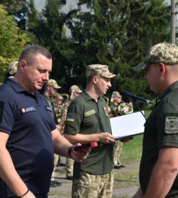 Волинським прикордонникам вручили нагороди за участь в бойових діях 