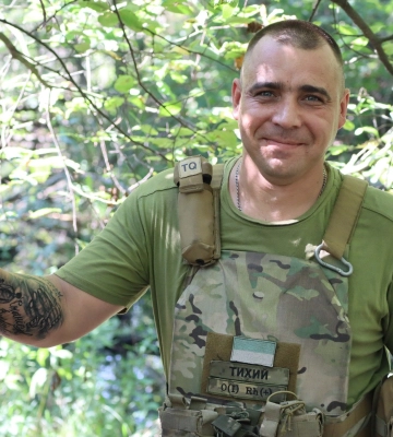 Із машиністів – у мінометники: у волинській бригаді ТрО служить боєць на псевдо Тихий
