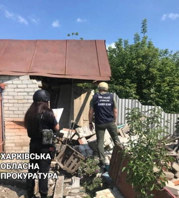 Россияне очередными обстрелами разрушили частные дома в Харьковской области