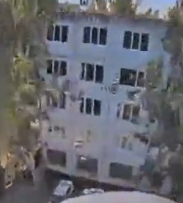 ГУР показало підрив відділку &quot;поліції&quot; Енергодара
