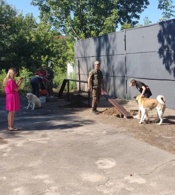 У Полтаві з'явився майданчик для тренування собак