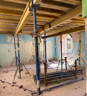 У мерії Львова розповіли, як відновлюють постраждалі від обстрілу будинки, - ФОТО