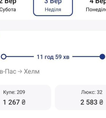 Укрзалізниця запускає новий міжнародний поїзд &quot;Київ – Хелм&quot;