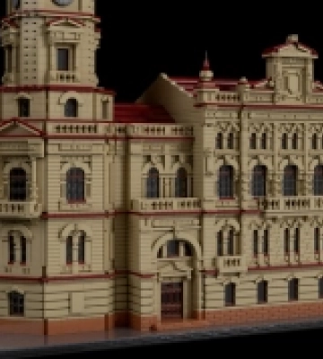Дизайнер з Миколаєва створив  LEGO-копію  Херсонського художнього музею
