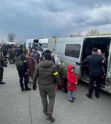 19 детей эвакуировали из Донецкой области за сутки