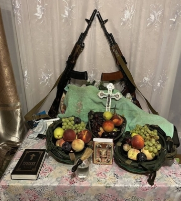Воїни 100-ї бригади ТрО «по-воєнному» відзначили Яблучний Спас 