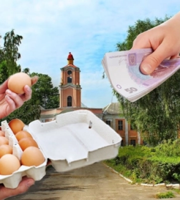 Олицька селищна рада планує закупити курячі яйця по 50 гривень за штуку