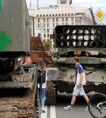 У Києві на День Незалежності планується виставка пошкодженої російської техніки