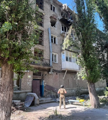 Ворог ударив безпілотником по Слов’янській громаді, Костянтинівку обстріляно зі &quot;Смерчів&quot;. ФОТОрепортаж