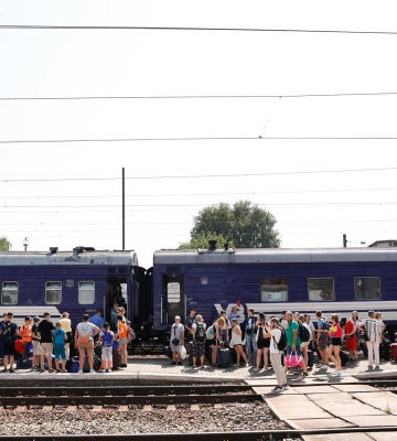 На Закарпаття прибули пʼять потягів, які привезли до нас 440 дітей з Дніпропетровщини, Херсонщини, Запоріжжя, Одещини, Київщини та інших регіонів країни