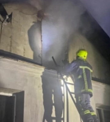 Біля Рівного горів житловий будинок. ФОТО