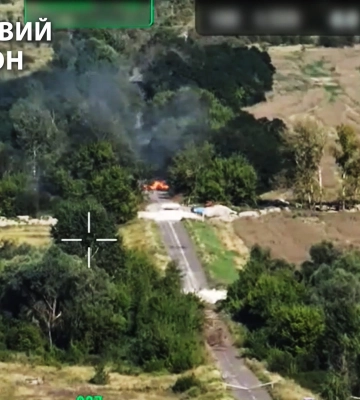 На Харківському напрямку прикордонники знищили ворожі позиції (ВІДЕО)