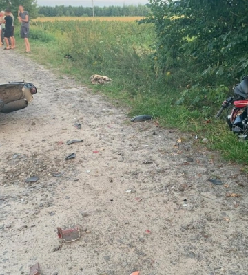 На Волині внаслідок ДТП зіткнулися два мотоцикли, один із водіїв помер у лікарні (ФОТО)