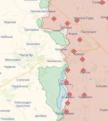 Сили оборони звільнили вже 43 кв. км довкола Бахмута - Маляр