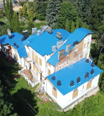 У Тростянці завершили консервацію історичної будівлі, пошкодженої рашистами