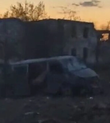 Уничтоженное оккупантами село Урожайное на Донетчине. ВИДЕО